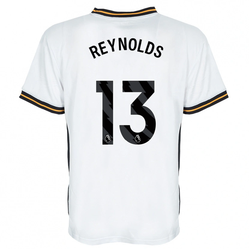 Danxen Heren Kerr Reynolds #13 Wit Oranje Zwart Uitshirt Uittenue 2026/27 T-Shirt