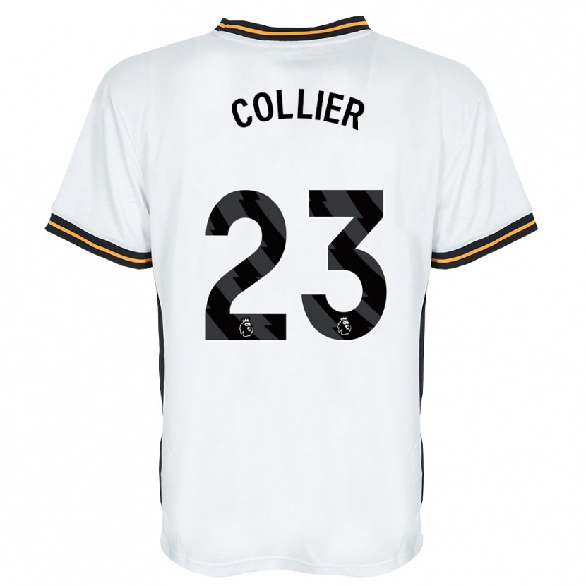 Danxen Heren Holly Johnson-Collier #23 Wit Oranje Zwart Uitshirt Uittenue 2026/27 T-Shirt