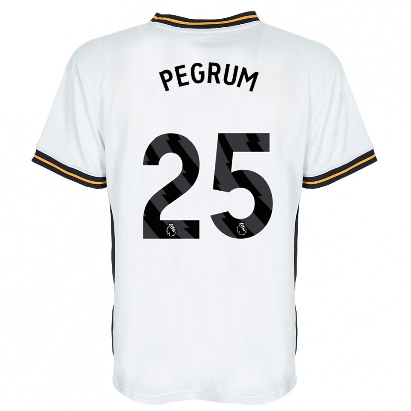 Danxen Heren Florence Pegrum #25 Wit Oranje Zwart Uitshirt Uittenue 2026/27 T-Shirt