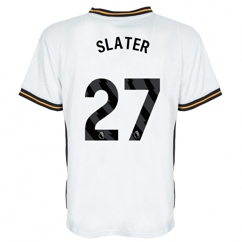 Danxen Heren Regan Slater #27 Wit Oranje Zwart Uitshirt Uittenue 2026/27 T-Shirt