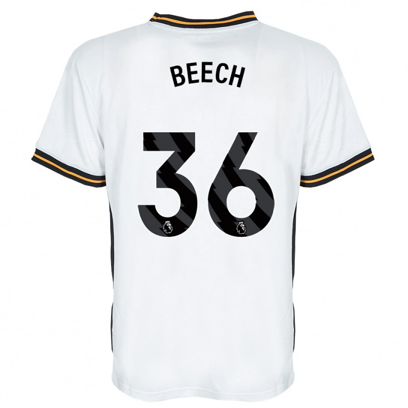 Danxen Heren Amy Beech #36 Wit Oranje Zwart Uitshirt Uittenue 2026/27 T-Shirt