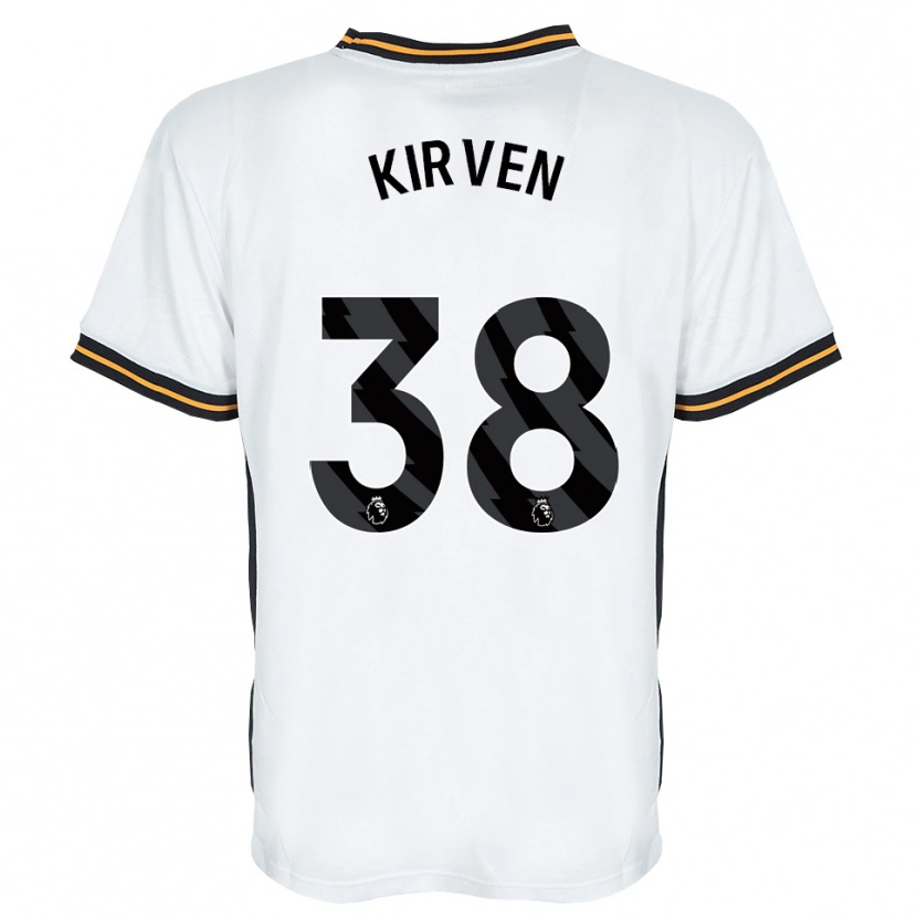 Danxen Heren Tess Kirven #38 Wit Oranje Zwart Uitshirt Uittenue 2026/27 T-Shirt