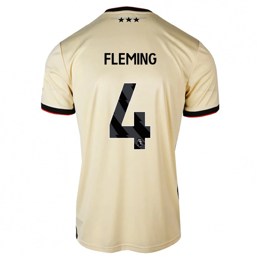 Danxen Heren Charlotte Fleming #4 Lemonchiffon Zwart Rood Uitshirt Uittenue 2026/27 T-Shirt