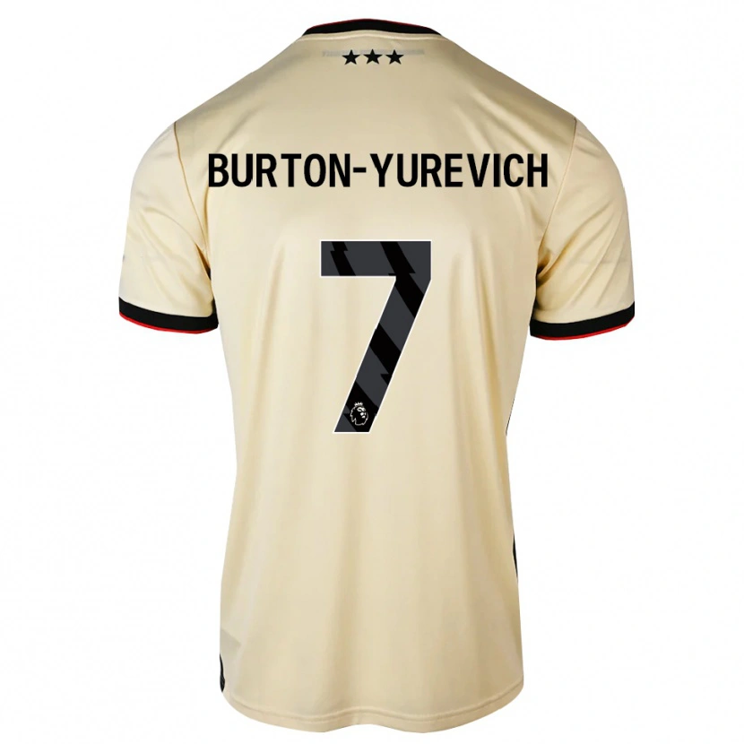 Danxen Heren Roman Burton-Yurevich #7 Lemonchiffon Zwart Rood Uitshirt Uittenue 2026/27 T-Shirt