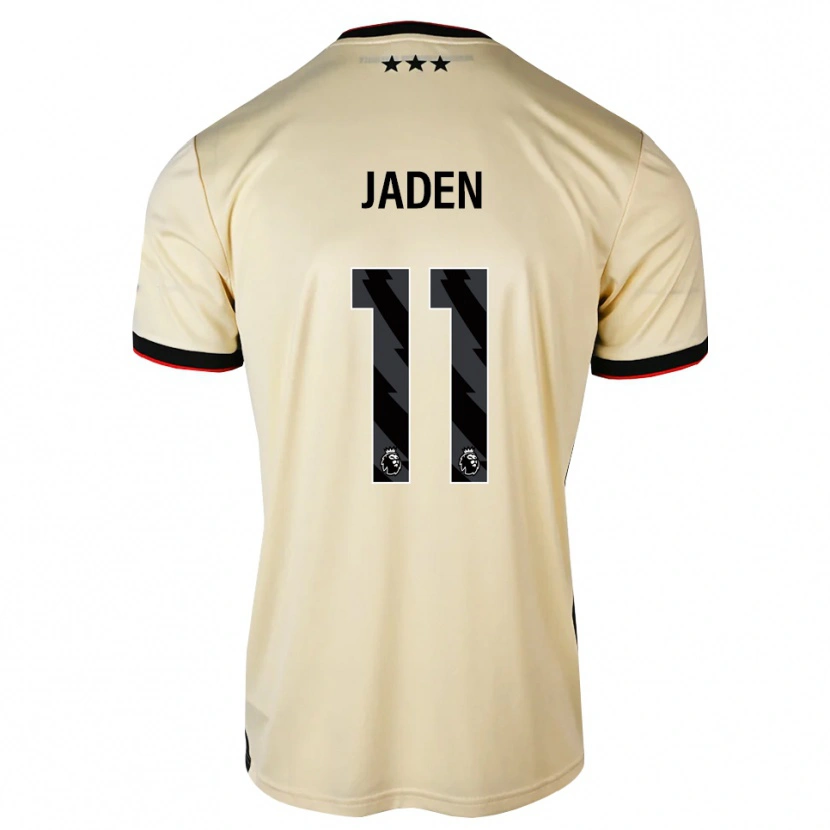 Danxen Heren Jaden Philogene #11 Lemonchiffon Zwart Rood Uitshirt Uittenue 2026/27 T-Shirt