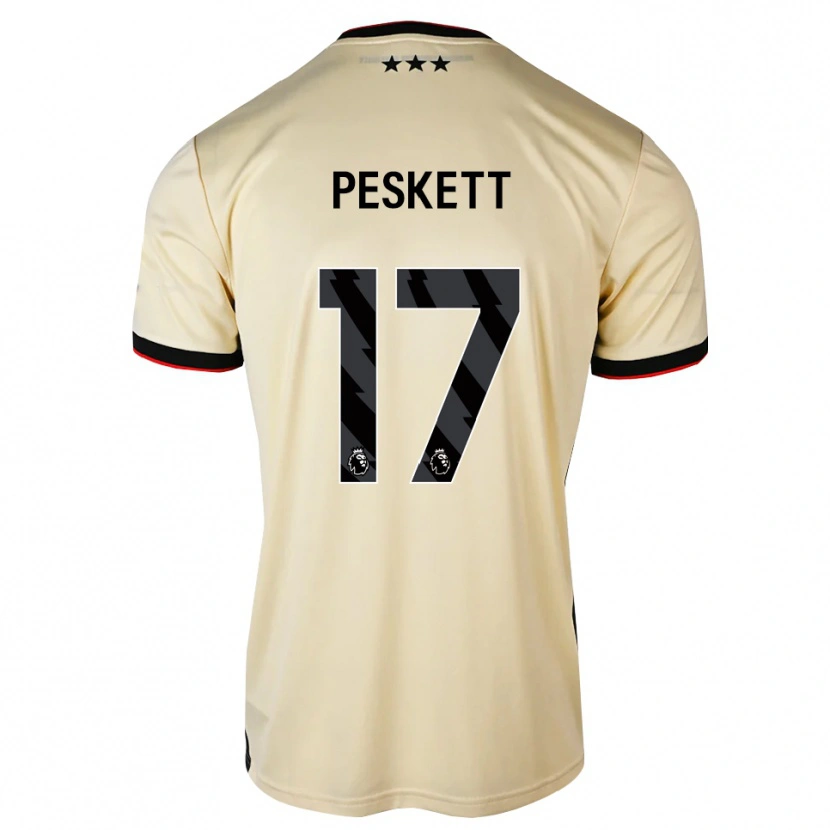 Danxen Heren Sophie Peskett #17 Lemonchiffon Zwart Rood Uitshirt Uittenue 2026/27 T-Shirt