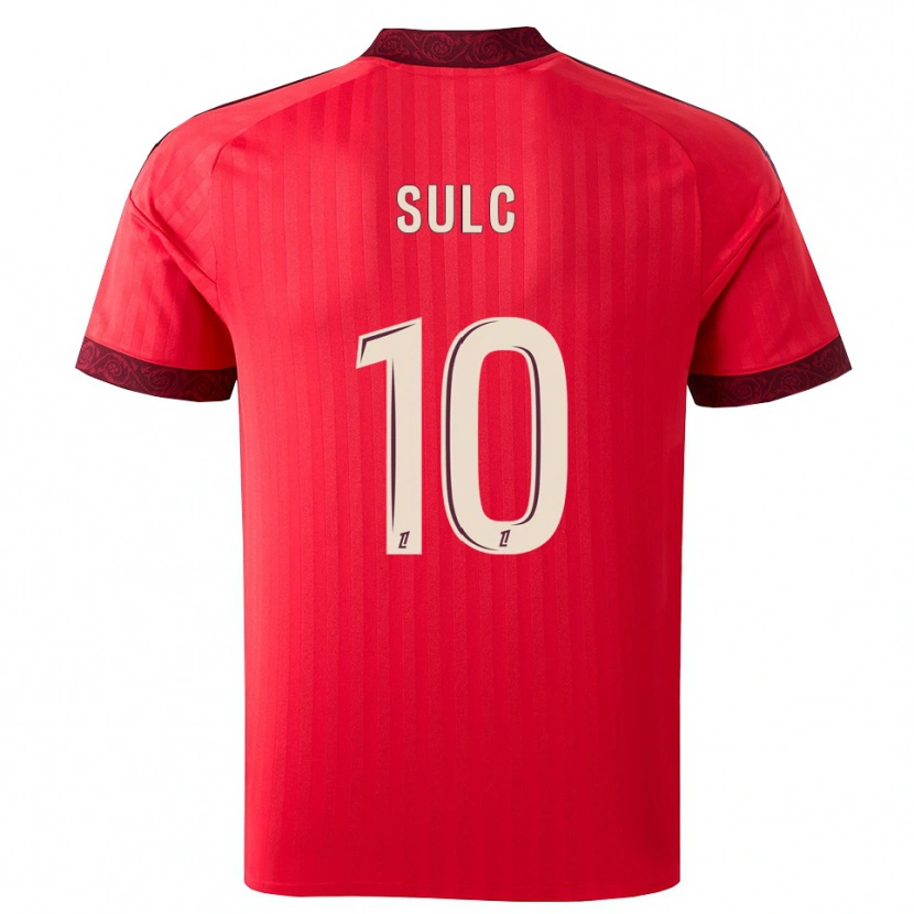 Danxen Heren Pavel Sulc #10 Burgundy Rood Wit Uitshirt Uittenue 2026/27 T-Shirt