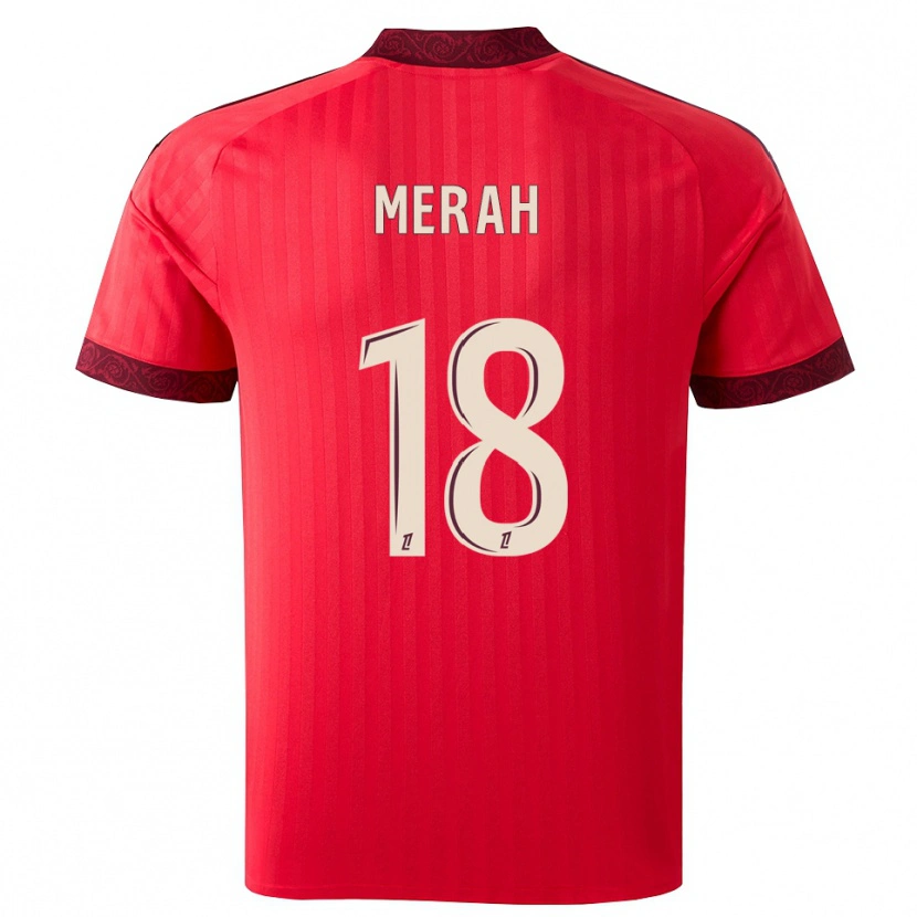 Danxen Heren Khalis Merah #18 Burgundy Rood Wit Uitshirt Uittenue 2026/27 T-Shirt