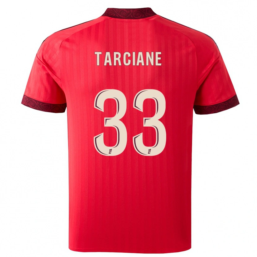 Danxen Heren Dos Santos De Lima Tarciane #33 Burgundy Rood Wit Uitshirt Uittenue 2026/27 T-Shirt