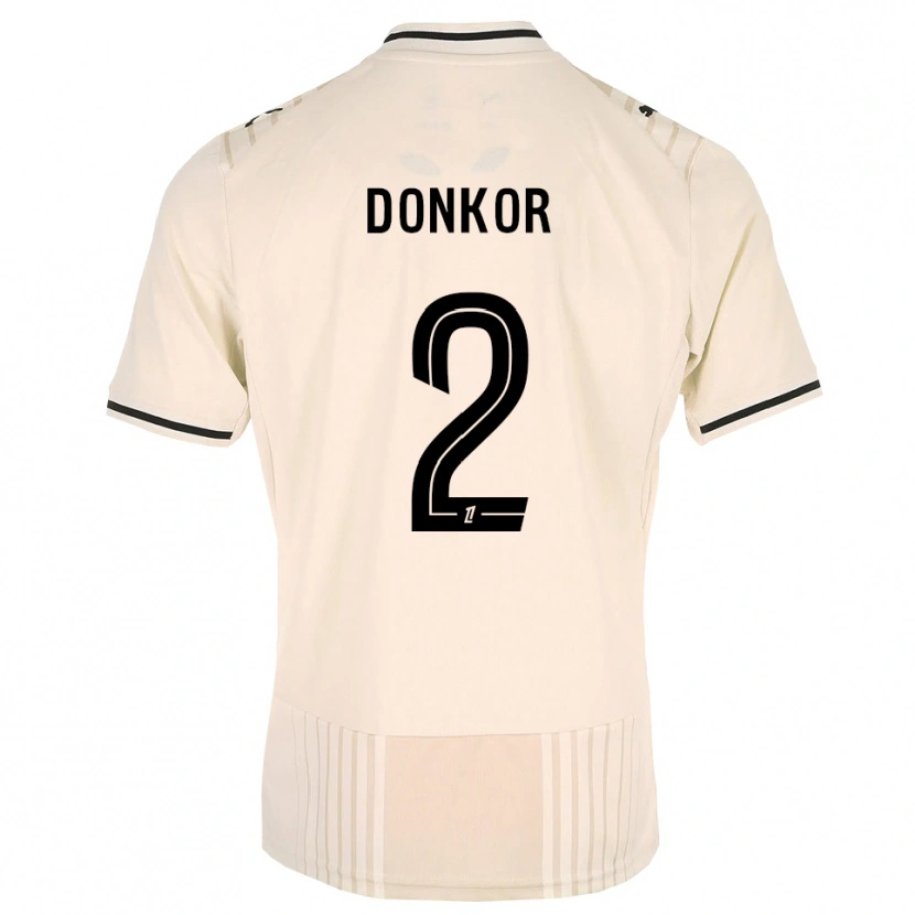 Danxen Heren Noah Donkor #2 Oldlace Zwart Antiquewhite Uitshirt Uittenue 2026/27 T-Shirt