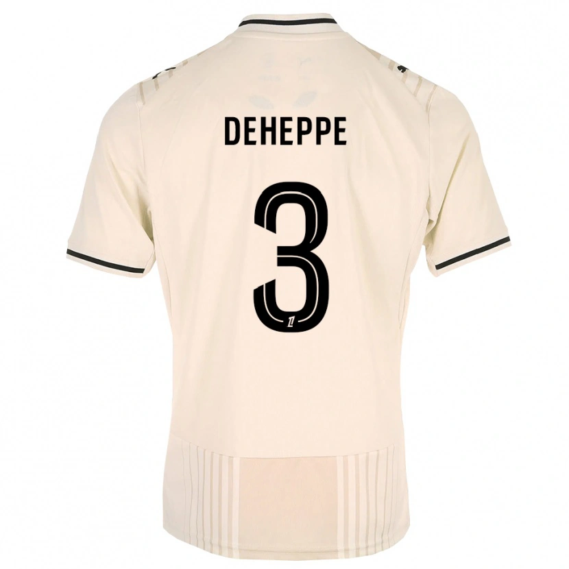 Danxen Heren Nathan Deheppe #3 Oldlace Zwart Antiquewhite Uitshirt Uittenue 2026/27 T-Shirt