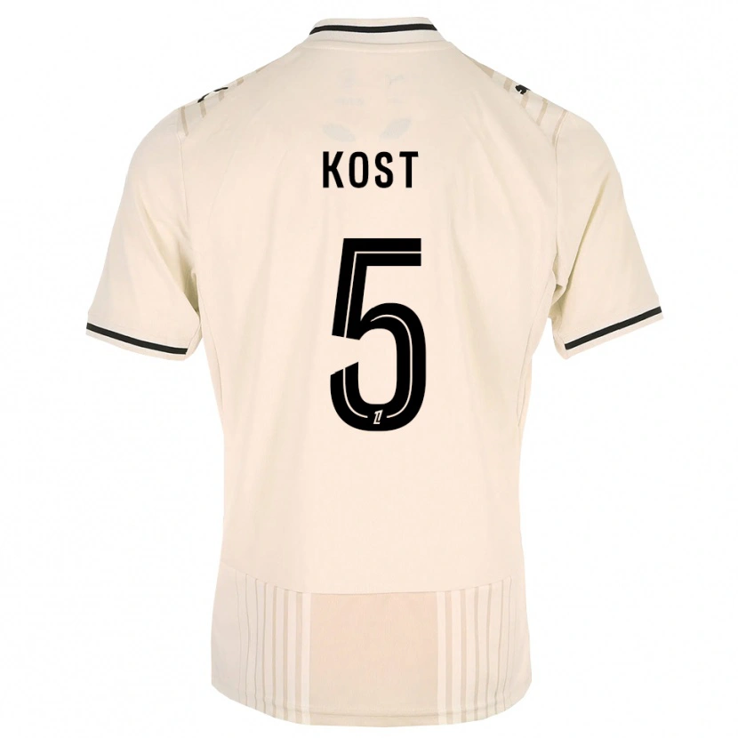 Danxen Heren Enzo Kost #5 Oldlace Zwart Antiquewhite Uitshirt Uittenue 2026/27 T-Shirt