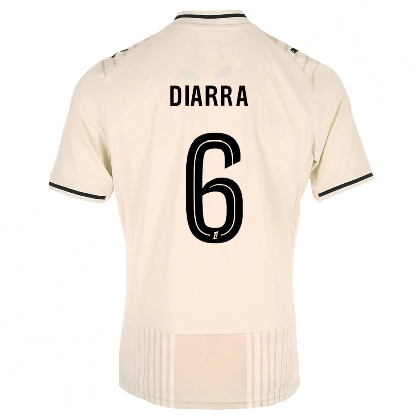 Danxen Heren Salimou Diarra #6 Oldlace Zwart Antiquewhite Uitshirt Uittenue 2026/27 T-Shirt