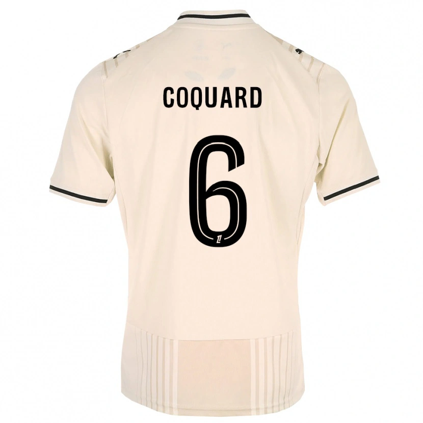 Danxen Heren Alexis Coquard #6 Oldlace Zwart Antiquewhite Uitshirt Uittenue 2026/27 T-Shirt