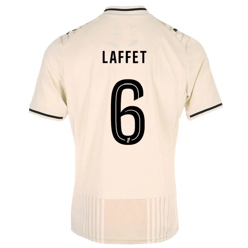 Danxen Heren Yves Laffet #6 Oldlace Zwart Antiquewhite Uitshirt Uittenue 2026/27 T-Shirt