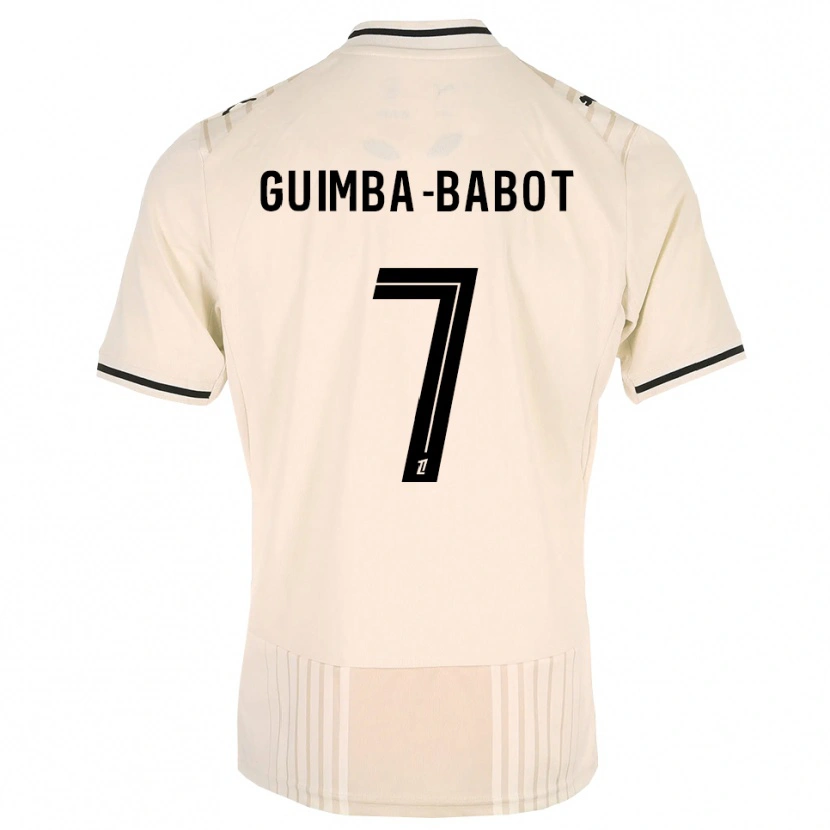 Danxen Heren Khays Guimba-Babot #7 Oldlace Zwart Antiquewhite Uitshirt Uittenue 2026/27 T-Shirt