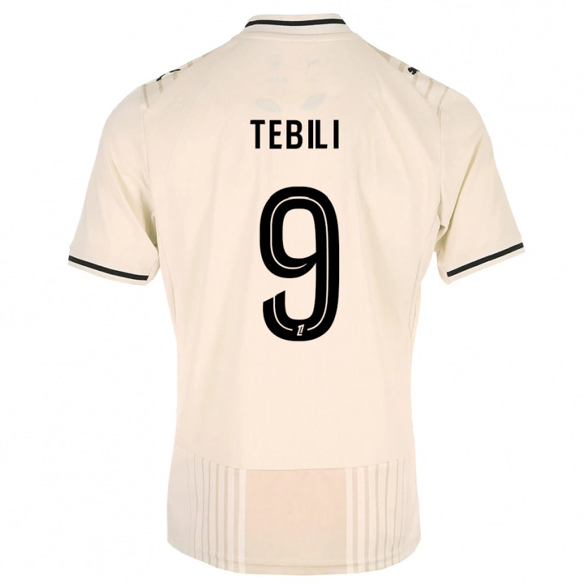 Danxen Heren David Tebili #9 Oldlace Zwart Antiquewhite Uitshirt Uittenue 2026/27 T-Shirt