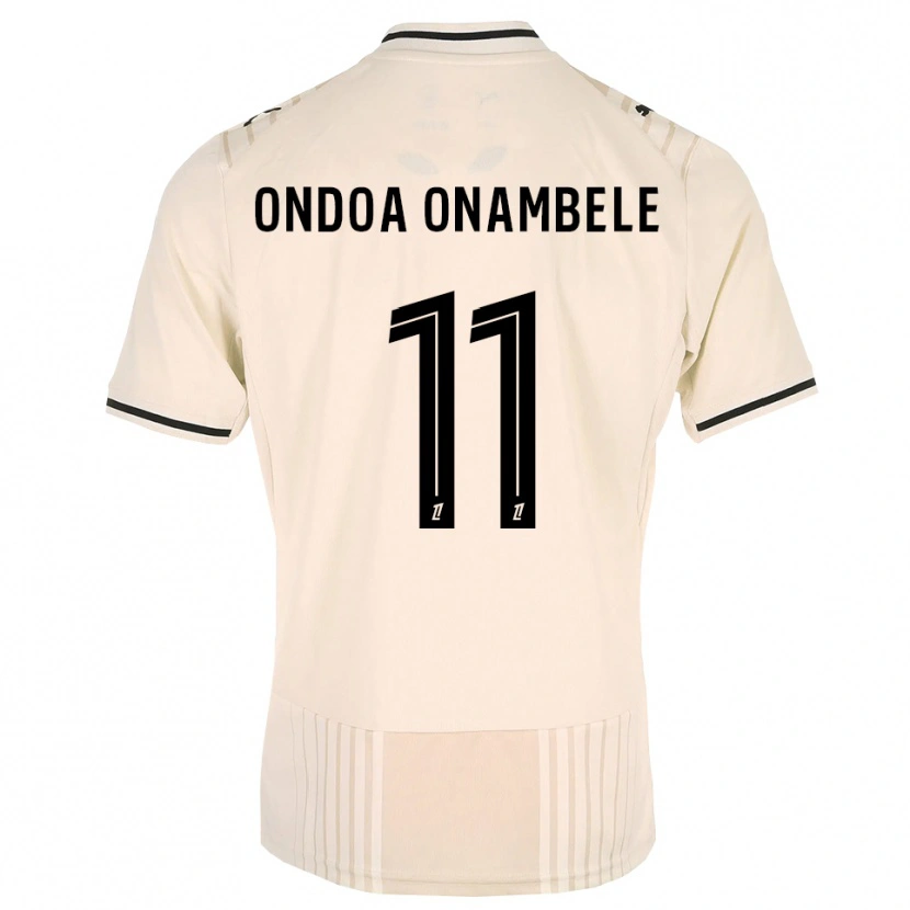 Danxen Heren Fred Ondoa Onambele #11 Oldlace Zwart Antiquewhite Uitshirt Uittenue 2026/27 T-Shirt