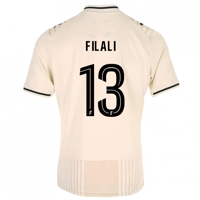 Danxen Heren Saad Filali #13 Oldlace Zwart Antiquewhite Uitshirt Uittenue 2026/27 T-Shirt