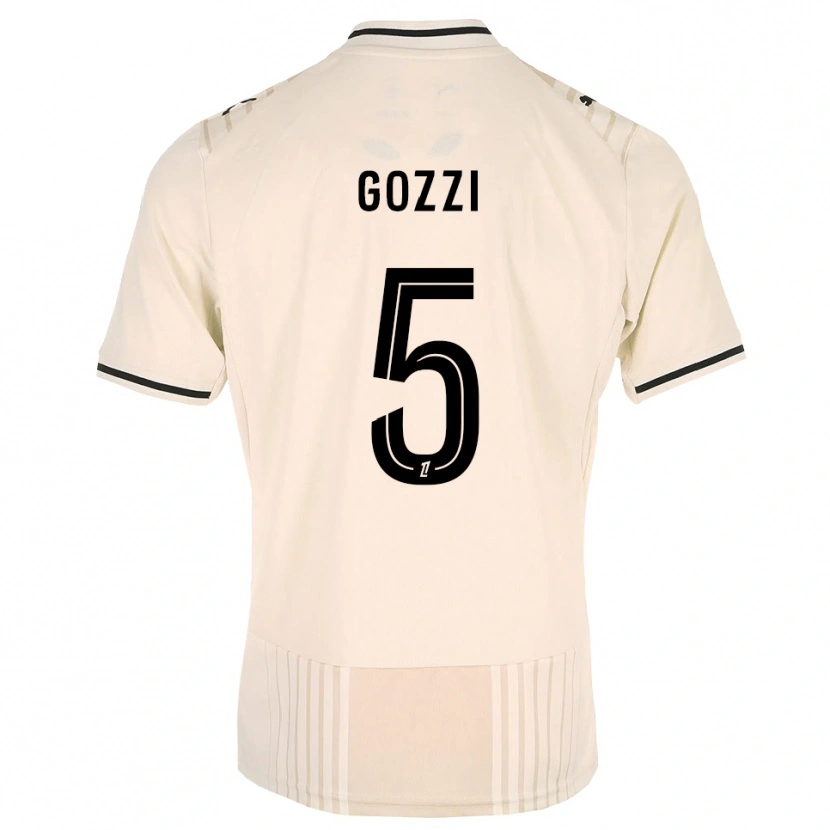Danxen Heren Paolo Gozzi #5 Oldlace Zwart Antiquewhite Uitshirt Uittenue 2026/27 T-Shirt