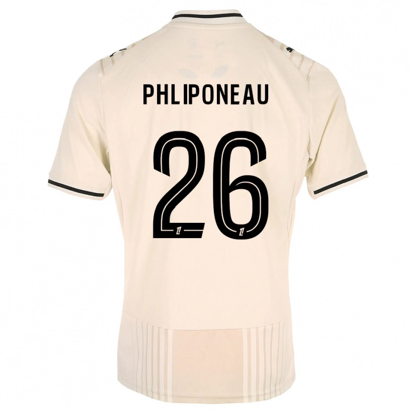 Danxen Heren Alexandre Phliponeau #26 Oldlace Zwart Antiquewhite Uitshirt Uittenue 2026/27 T-Shirt