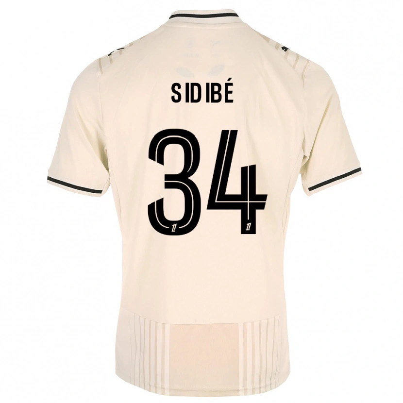Danxen Heren Aly Sidibé #34 Oldlace Zwart Antiquewhite Uitshirt Uittenue 2026/27 T-Shirt
