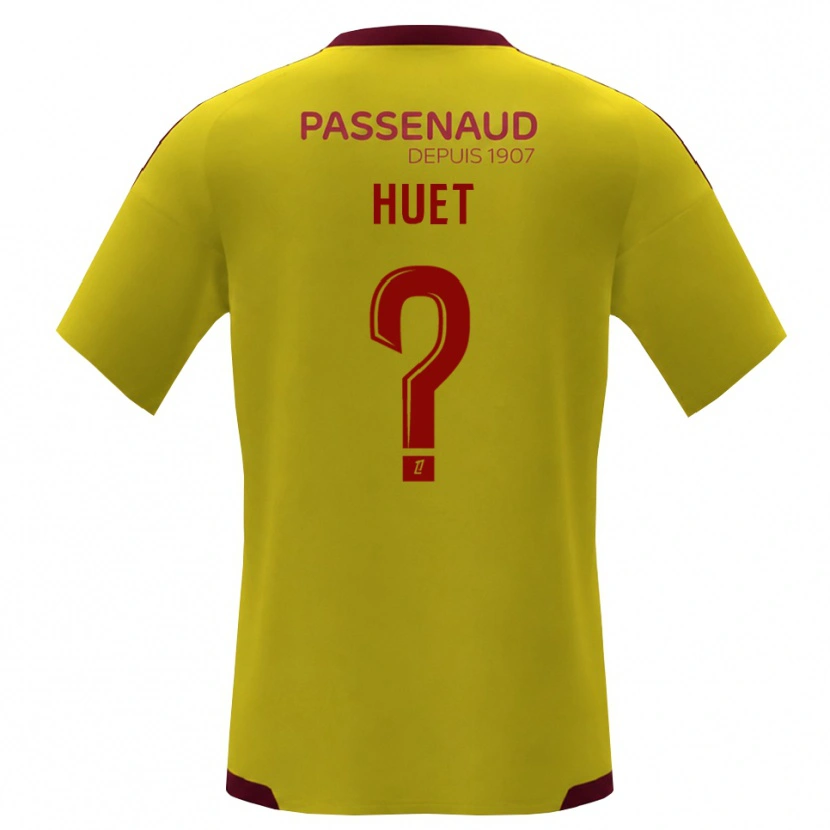 Danxen Heren Gatien Huet #0 Geel Rood Groen Uitshirt Uittenue 2026/27 T-Shirt