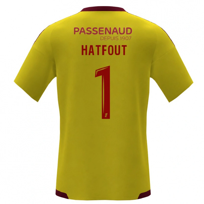Danxen Heren Ewan Hatfout #1 Geel Rood Groen Uitshirt Uittenue 2026/27 T-Shirt