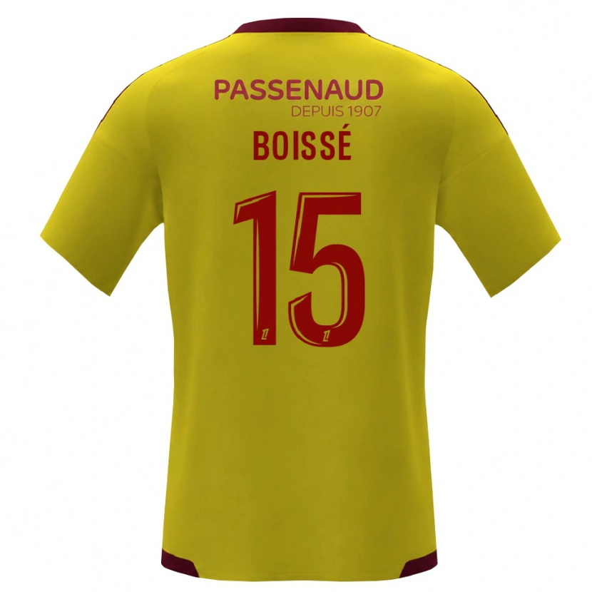 Danxen Heren Noa Boissé #15 Geel Rood Groen Uitshirt Uittenue 2026/27 T-Shirt