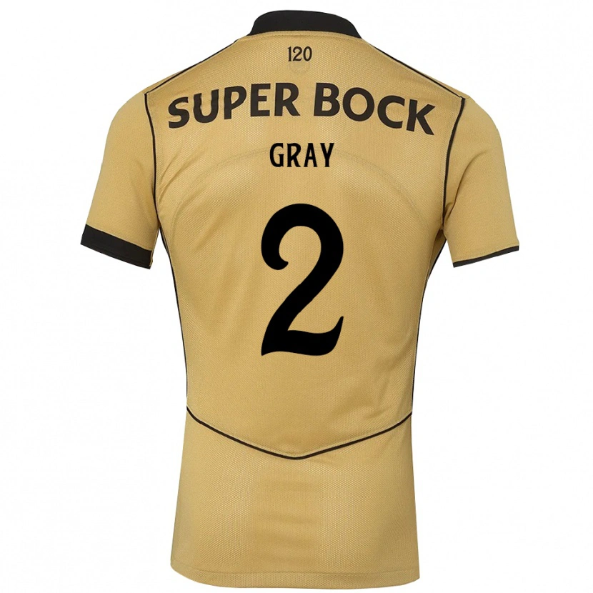 Danxen Heren Jeneva Gray #2 Goudgeelzwart Uitshirt Uittenue 2026/27 T-Shirt