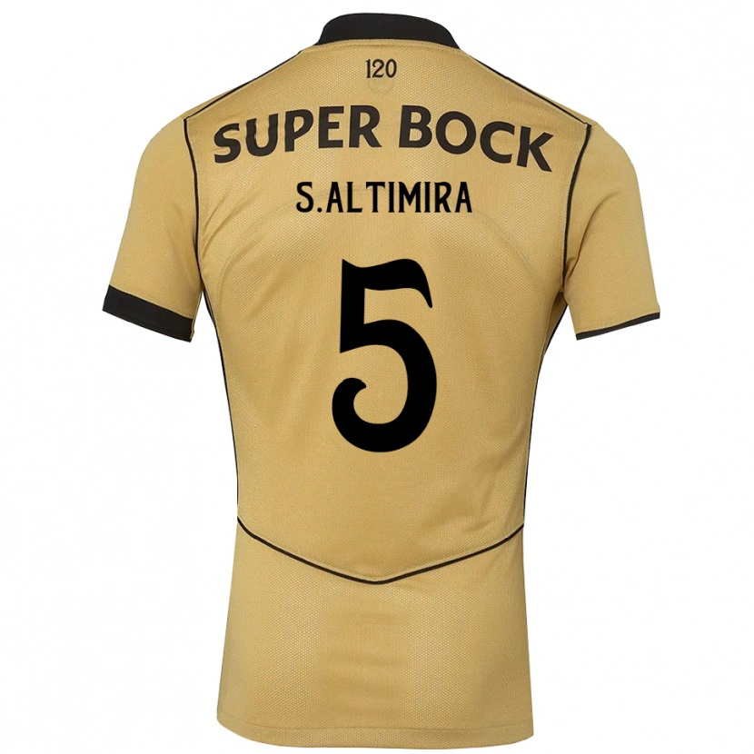 Danxen Heren Sergi Altimira #5 Goudgeelzwart Uitshirt Uittenue 2026/27 T-Shirt