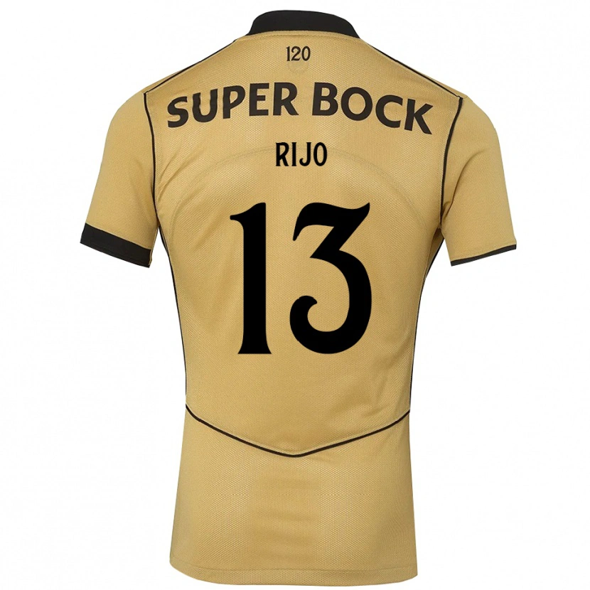 Danxen Heren João Rijo #13 Goudgeelzwart Uitshirt Uittenue 2026/27 T-Shirt
