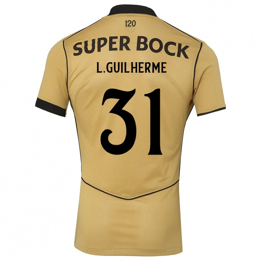 Danxen Heren Luís Guilherme #31 Goudgeelzwart Uitshirt Uittenue 2026/27 T-Shirt