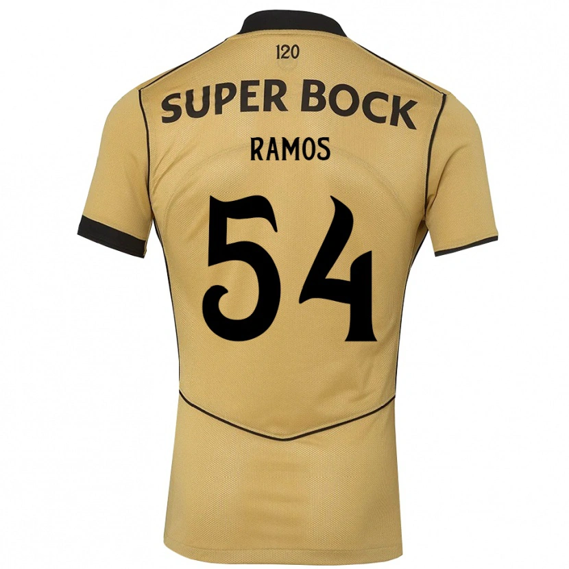 Danxen Heren Bruno Ramos #54 Goudgeelzwart Uitshirt Uittenue 2026/27 T-Shirt