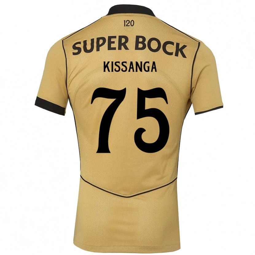 Danxen Heren Manuel Kissanga #75 Goudgeelzwart Uitshirt Uittenue 2026/27 T-Shirt