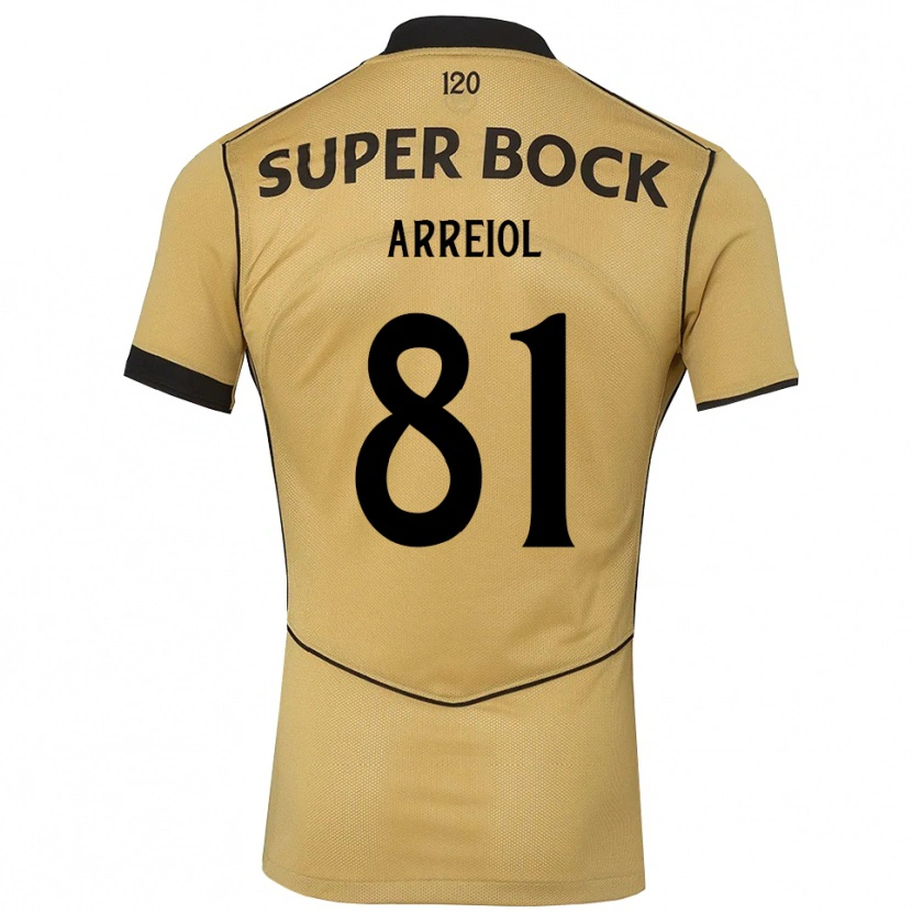 Danxen Heren Henrique Arreiol #81 Goudgeelzwart Uitshirt Uittenue 2026/27 T-Shirt