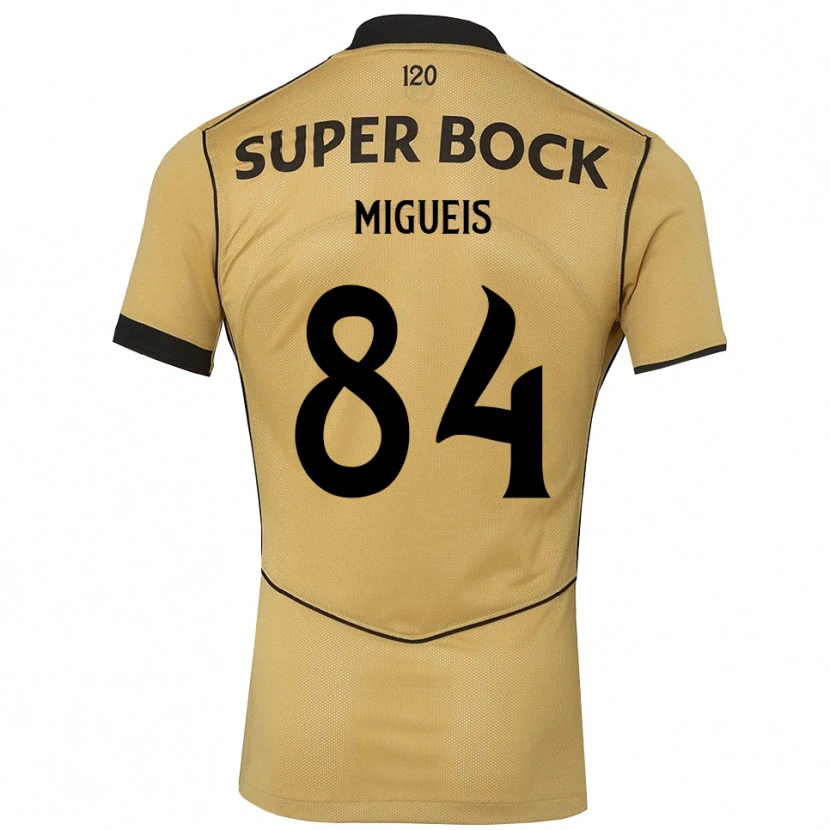 Danxen Heren Pedro Miguéis #84 Goudgeelzwart Uitshirt Uittenue 2026/27 T-Shirt