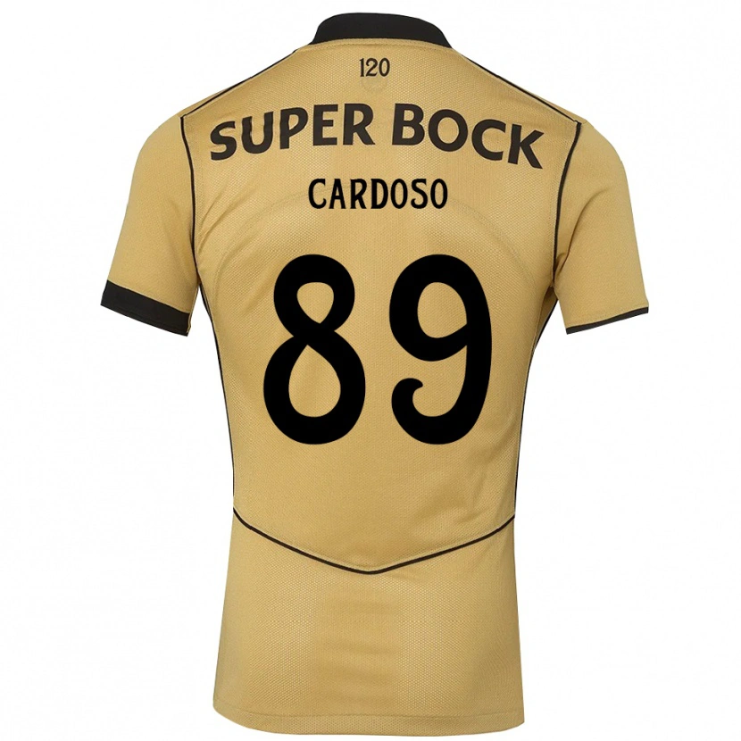 Danxen Heren Nilton Cardoso #89 Goudgeelzwart Uitshirt Uittenue 2026/27 T-Shirt
