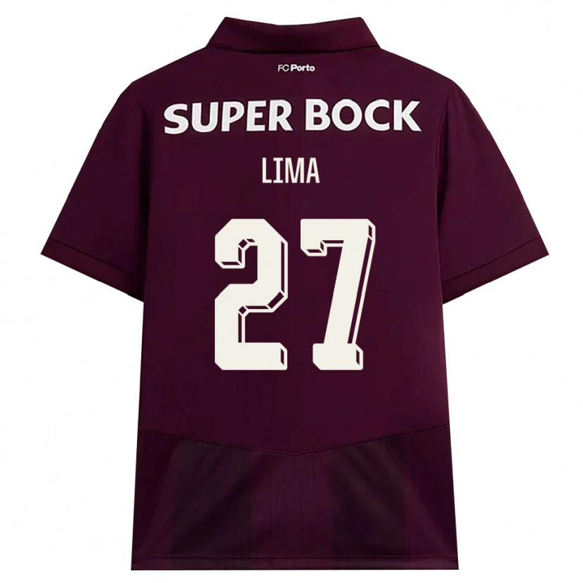 Danxen Heren Cláudia Lima #27 Bordeauxrood Wit Uitshirt Uittenue 2026/27 T-Shirt