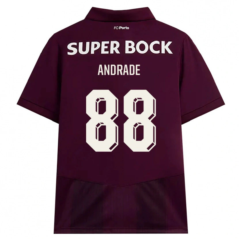 Danxen Heren Domingos Andrade #88 Bordeauxrood Wit Uitshirt Uittenue 2026/27 T-Shirt