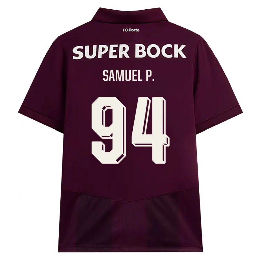 Danxen Heren Samuel #94 Bordeauxrood Wit Uitshirt Uittenue 2026/27 T-Shirt