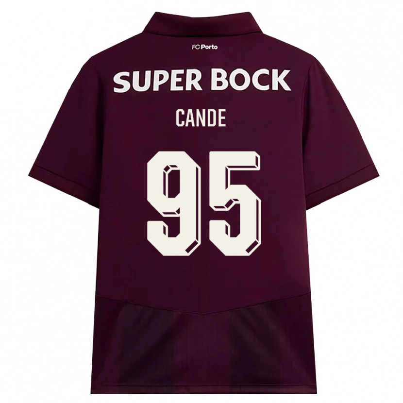 Danxen Heren Anhá Cande #95 Bordeauxrood Wit Uitshirt Uittenue 2026/27 T-Shirt