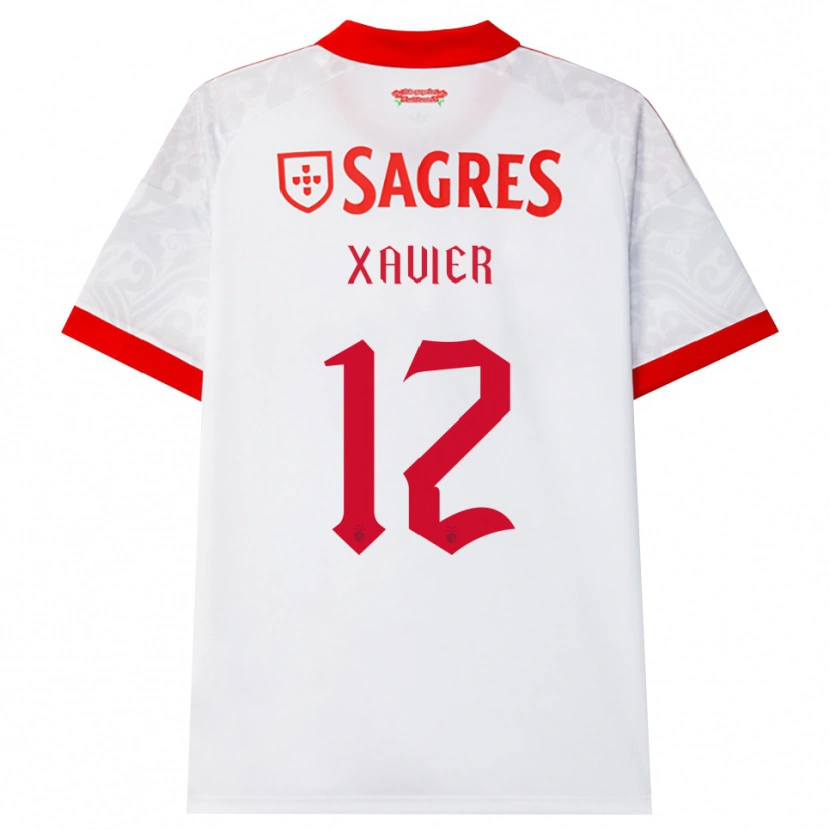 Danxen Heren Luiz Xavier #12 Wit Rood Geel Uitshirt Uittenue 2026/27 T-Shirt