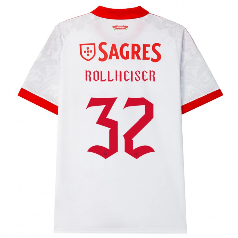 Danxen Heren Benjamín Rollheiser #32 Wit Rood Geel Uitshirt Uittenue 2026/27 T-Shirt