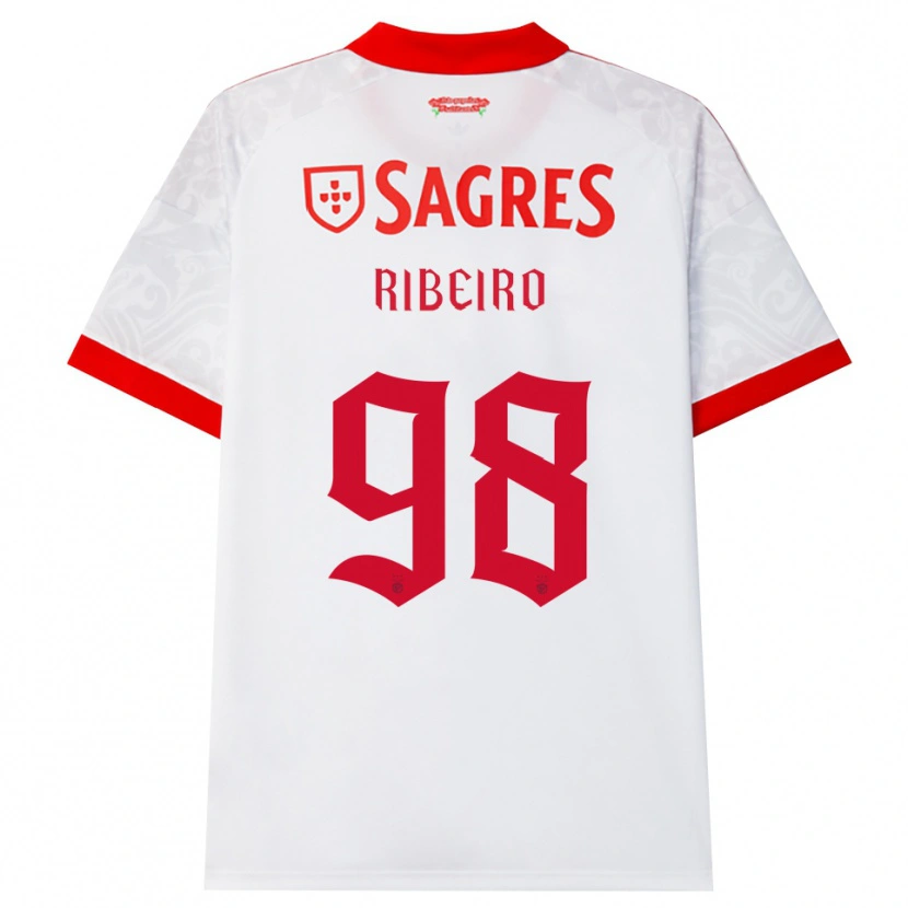 Danxen Heren Ricardo Ribeiro #98 Wit Rood Geel Uitshirt Uittenue 2026/27 T-Shirt