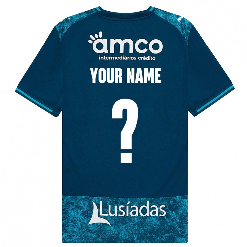 Danxen Heren Uw Naam #0 Donkerleigrijs Mediumturquoise Uitshirt Uittenue 2026/27 T-Shirt
