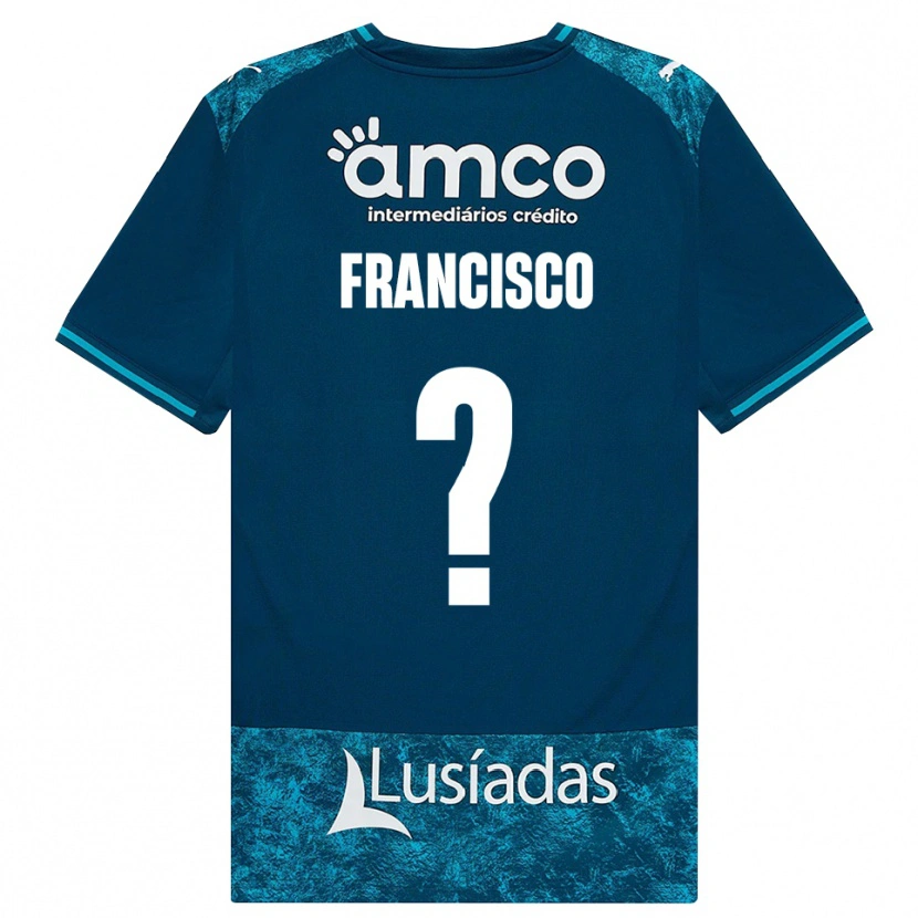 Danxen Heren Martim Francisco #0 Donkerleigrijs Mediumturquoise Uitshirt Uittenue 2026/27 T-Shirt