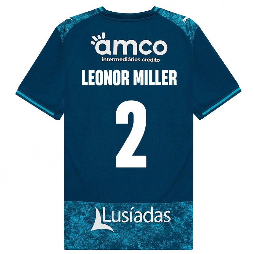 Danxen Heren Maria Leonor #2 Donkerleigrijs Mediumturquoise Uitshirt Uittenue 2026/27 T-Shirt