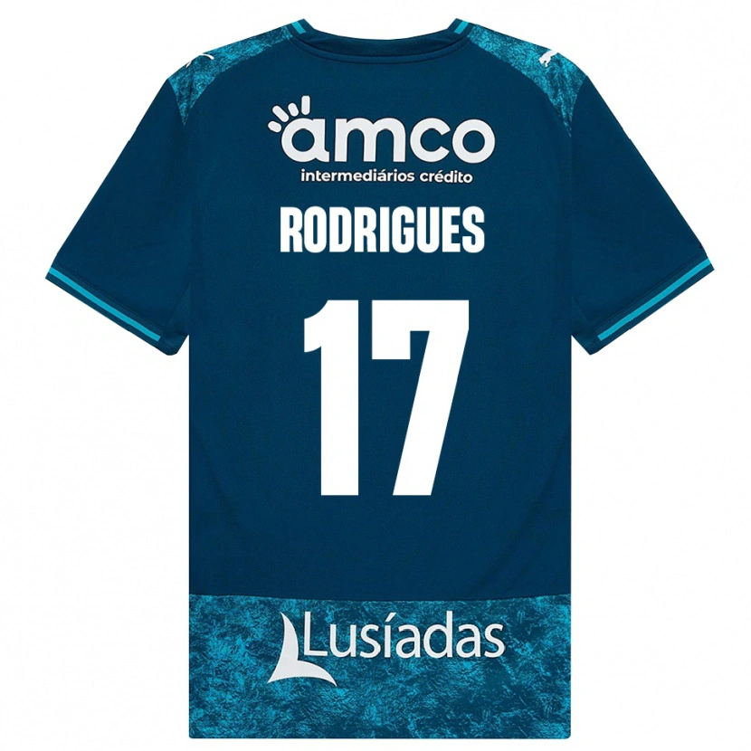 Danxen Heren Tânia Rodrigues #17 Donkerleigrijs Mediumturquoise Uitshirt Uittenue 2026/27 T-Shirt
