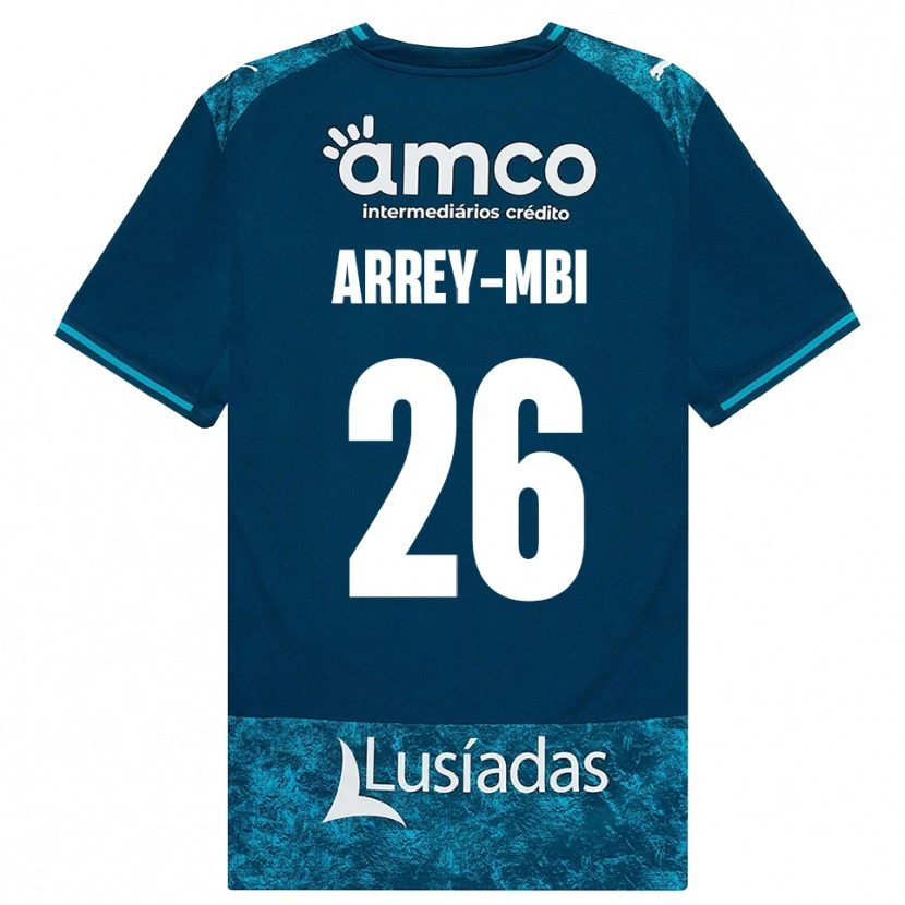 Danxen Heren Bright Arrey-Mbi #26 Donkerleigrijs Mediumturquoise Uitshirt Uittenue 2026/27 T-Shirt